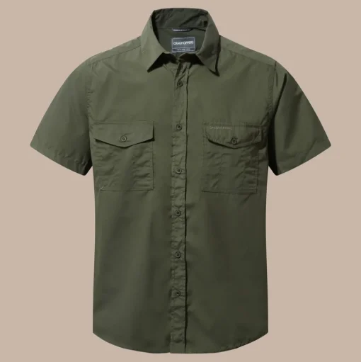 Kiwi-Kurzarmhemd für Herren | Cedar