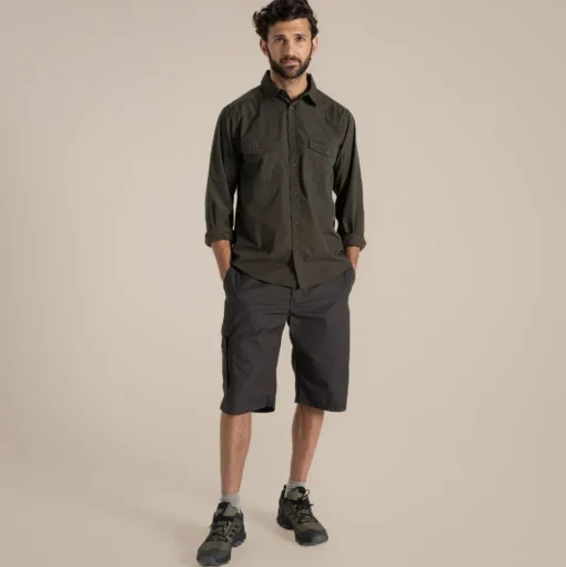 Kiwi-Langarmshirt für Herren | Woodland Green