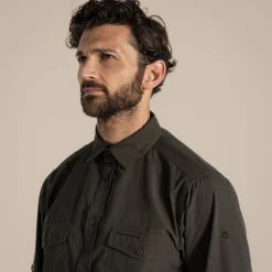 Kiwi-Langarmshirt für Herren | Woodland Green