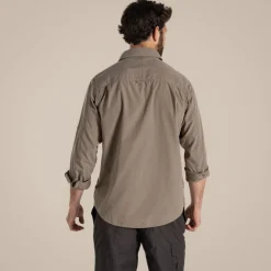 Kiwi-Langarmshirt für Herren | Pebble