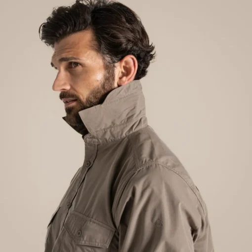 Kiwi-Langarmshirt für Herren | Pebble