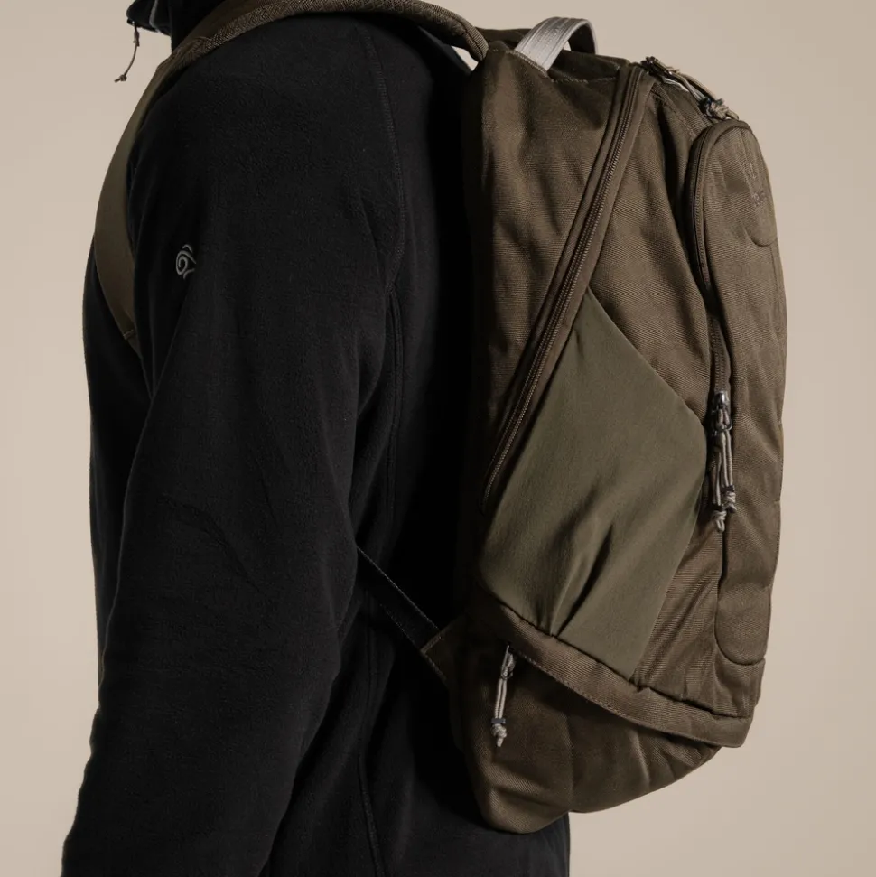25L Anti-Diebstahl-Rucksack | Woodland Green