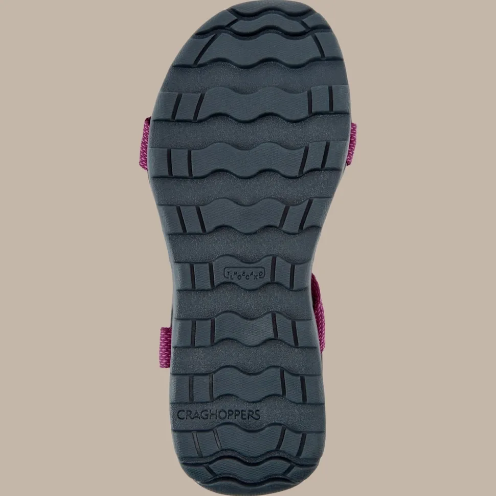 Lady Locke Sandalen für Damen | Charcoal / Raspberry