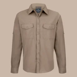 Langärmeliges Expert Kiwi-Hemd für Herren | Pebble