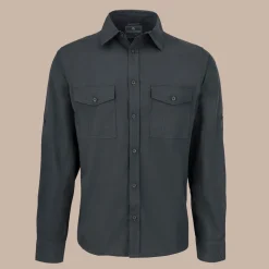 Langärmeliges Expert Kiwi-Hemd für Herren | Carbon Grey