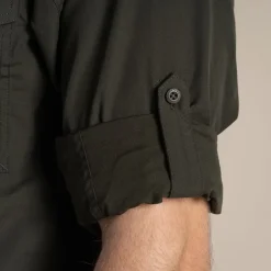 Langärmeliges Expert Kiwi-Hemd für Herren | Dark Cedar Green