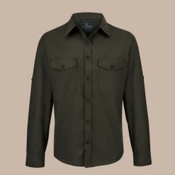 Langärmeliges Expert Kiwi-Hemd für Herren | Dark Cedar Green