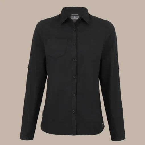 Langärmeliges Expert Kiwi-Shirt für Damen | Black