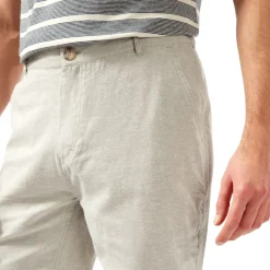 Leichte NosiBotanical Kier Shorts für Herren | Parchment Marl