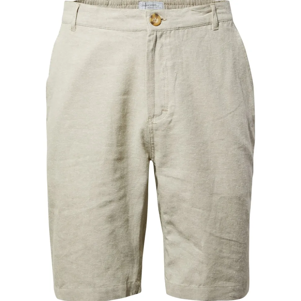 Leichte NosiBotanical Kier Shorts für Herren | Parchment Marl