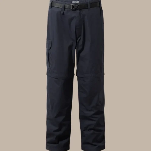 Men's Kiwi Zip Off Trousers | Dark Navy