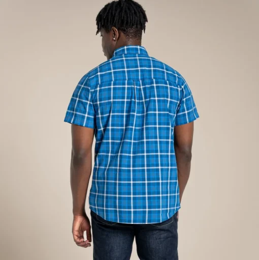 Men's Menlo Short Sleeved Shirt | Spruce Green Marl