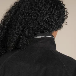 Miska VI Fleece mit halbem Reißverschluss für Damen | Black