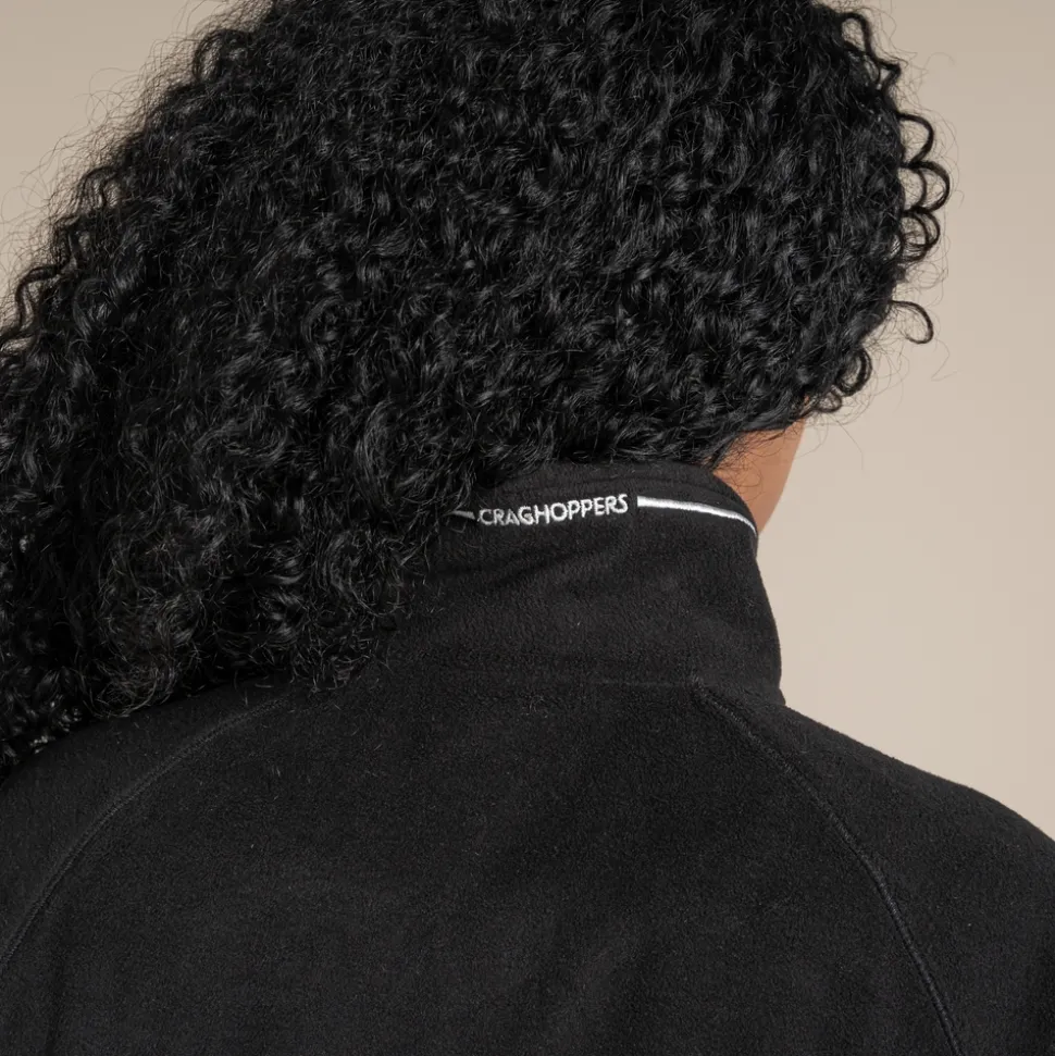 Miska VI Fleece mit halbem Reißverschluss für Damen | Black