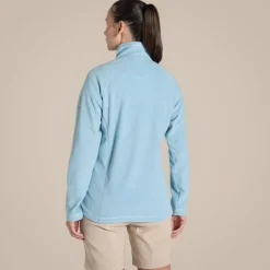 Miska VI Fleece mit halbem Reißverschluss für Damen | Sky Blue