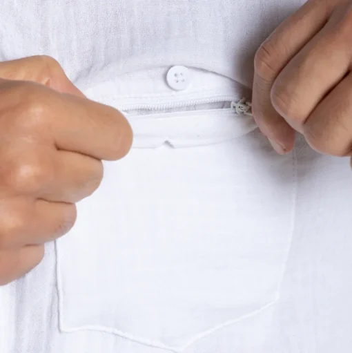 Moro Hemd mit langem Ärmel für Herren | White