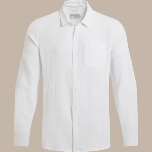 Moro Hemd mit langem Ärmel für Herren | White