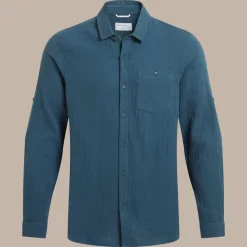 Moro Hemd mit langem Ärmel für Herren | Blue Stone
