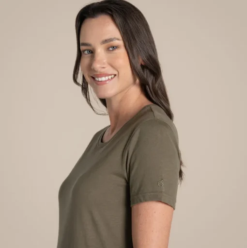 Nosibotanical Ember-Longline-Kleid für Damen | Wild Olive
