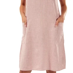 NosiBotanical Marin Kleid für Damen | Brushed Lilac Check