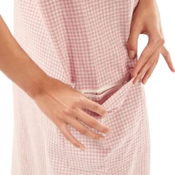 NosiBotanical Marin Kleid für Damen | Brushed Lilac Check