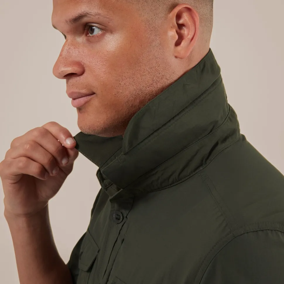 NosiLife Adventure II Hemd mit kurzem Ärmel | Dark Khaki