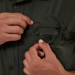 NosiLife Adventure II Hemd mit kurzem Ärmel | Dark Khaki