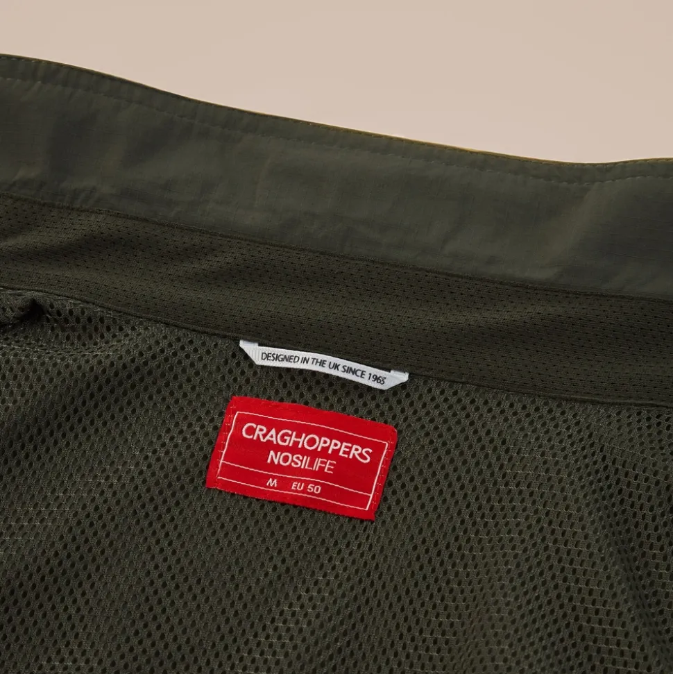 NosiLife Adventure II Hemd mit kurzem Ärmel | Dark Khaki