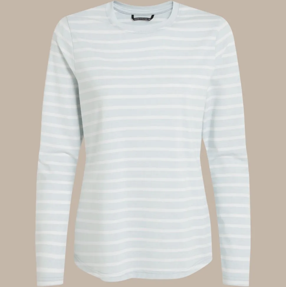 NosiLife Akona Langarmshirt für Damen | Nimbus Blue Stripe