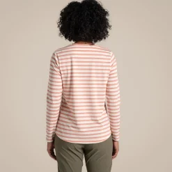 NosiLife Akona Langarmshirt für Damen | Clay Stripe