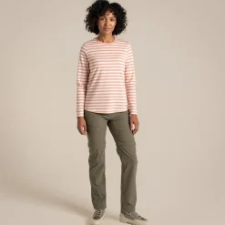 NosiLife Akona Langarmshirt für Damen | Clay Stripe