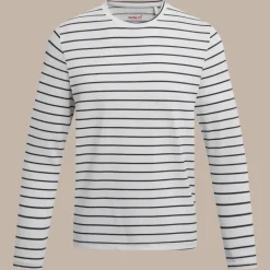 Nosilife Cruz Langarm-T-Shirt für Kinder | Blue Navy Stripe