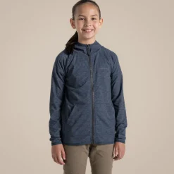 Nosilife Frey Kapuzenjacke für Kinder | Blue Navy Marl