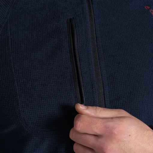 NosiLife Golf Bromsgrove Full Zip Fleece für Herren | Blue Navy