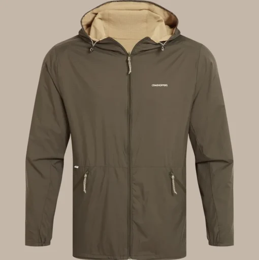 NosiLife Ovis Wendejacke für Herren | Woodland Green / Earthenware