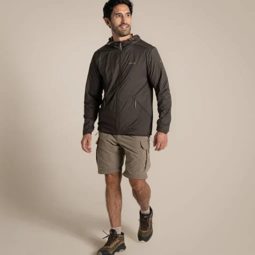 NosiLife Ovis Wendejacke für Herren | Woodland Green / Earthenware