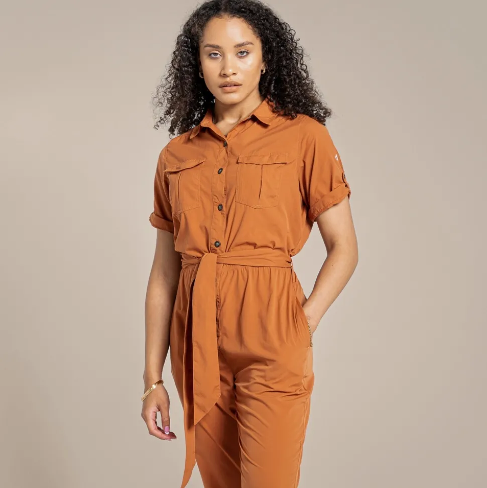 Nosilife Rania Jumpsuit für Damen | Toasted Pecan