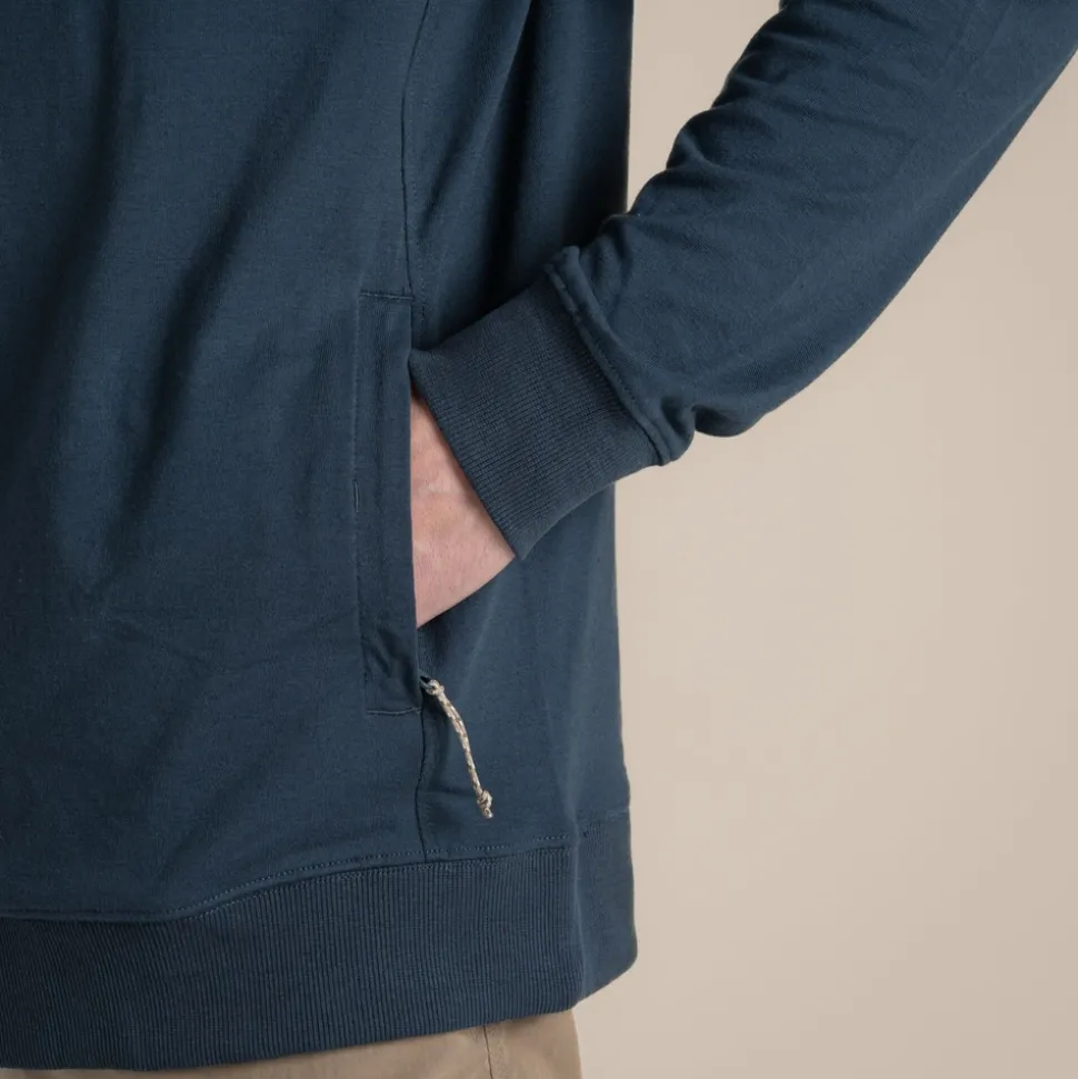 NosiLife Tagus Kapuzenoberteil für Herren | Blue Stone