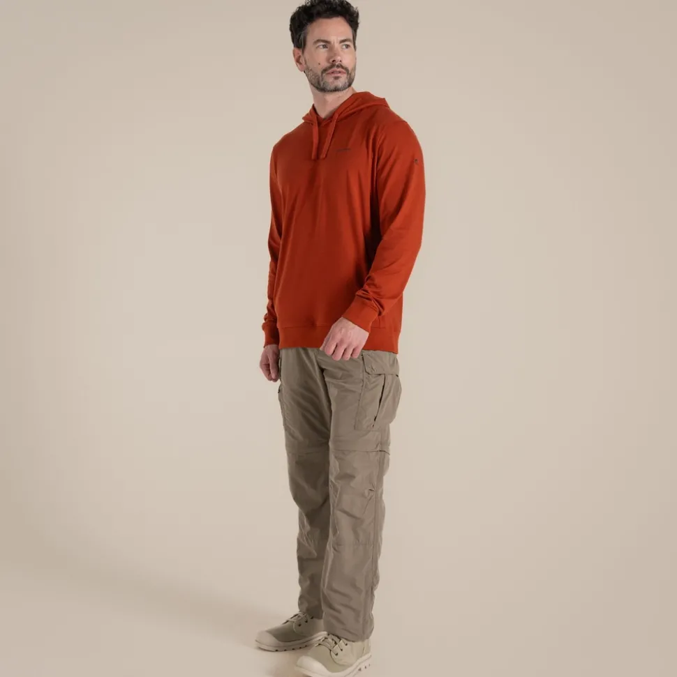 NosiLife Tagus Kapuzenoberteil für Herren | Red Beach