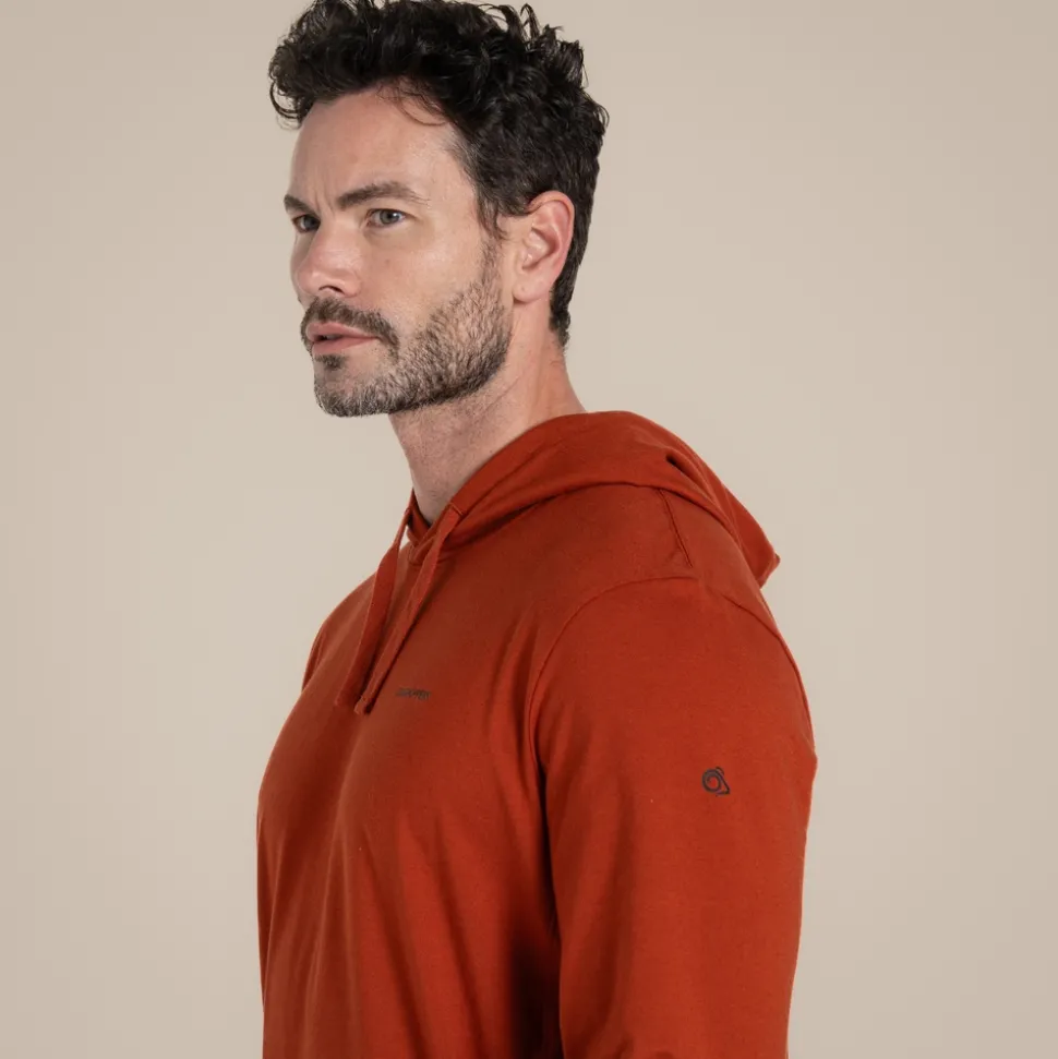 NosiLife Tagus Kapuzenoberteil für Herren | Red Beach