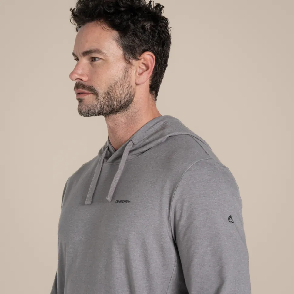 NosiLife Tagus Kapuzenoberteil für Herren | Soft Grey Marl