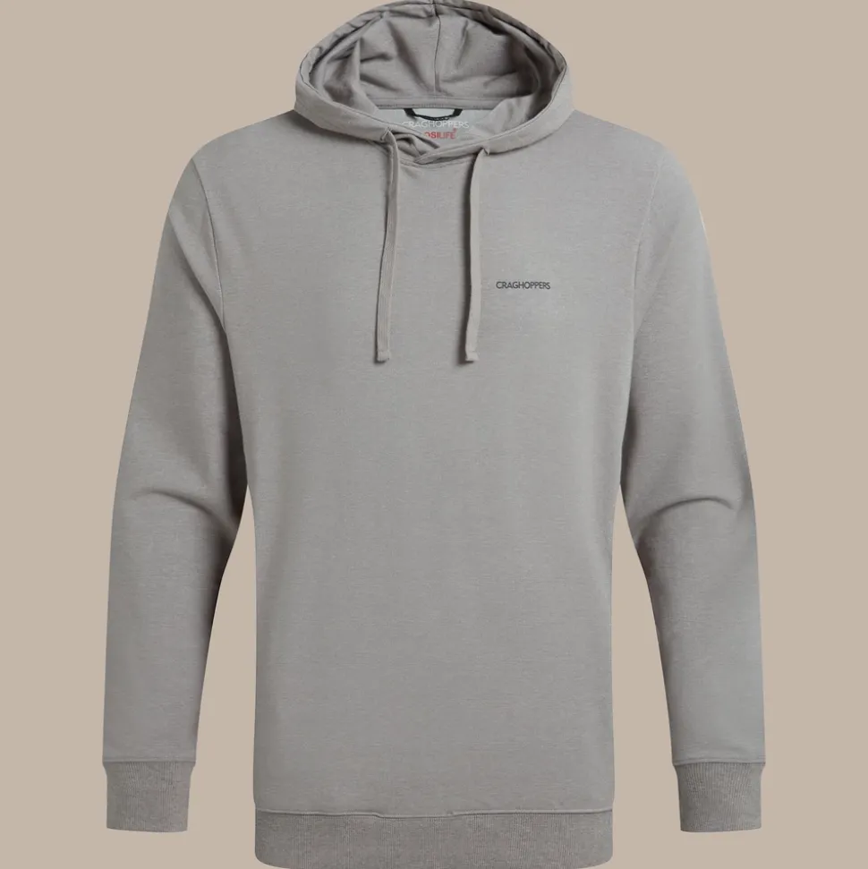 NosiLife Tagus Kapuzenoberteil für Herren | Soft Grey Marl
