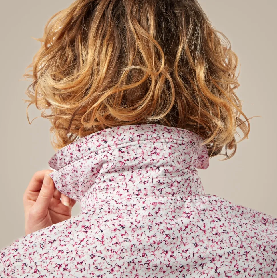 NosiLife Tayma Kurzärmelige Bluse | Raspberry Print