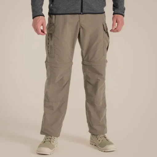 NosiLife Zip Off III-Hose für Herren | Pebble