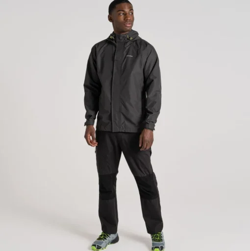 Orion Jacke mit wasserdichtem Design für Herren | Black Pepper / Apple