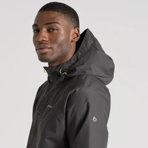 Orion Jacke mit wasserdichtem Design für Herren | Black Pepper / Apple