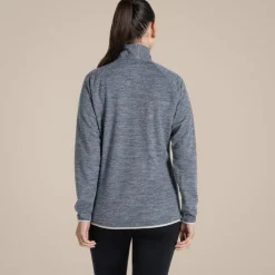 Tarvos Fleece mit durchgehendem Reißverschluss für Damen | Storm Grey Marl