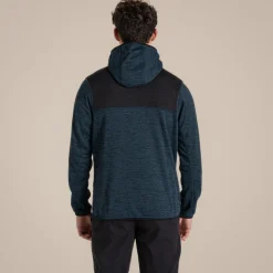 Travos Fleece mit durchgehendem Reißverschluss für Herren | Blue Stone Marl