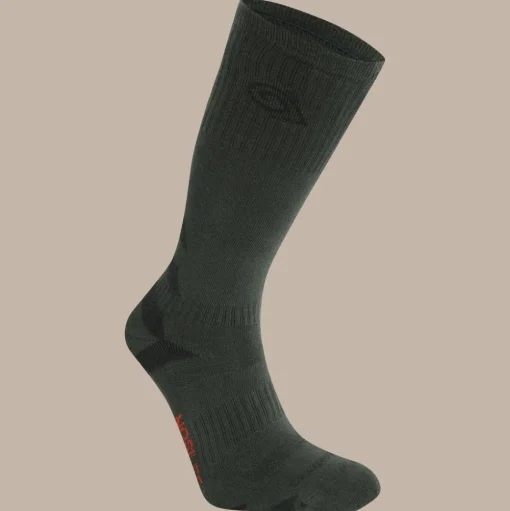 Unisex-Abenteuersocken mit Insektenschutz | Black Pepper / Black