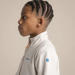 Valo Jacke für Kinder | Ecru / Titan Blue